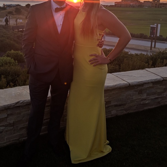 Lulus Power of Wow Yellow Backless Maxi Dress — Wedding, Prom, Formal - Picture 5 of 12